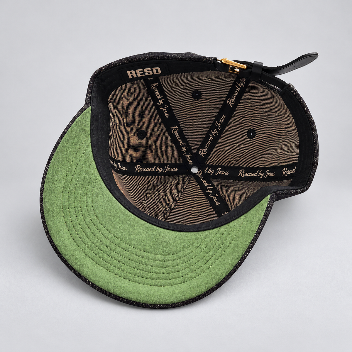 Black Denim Cap