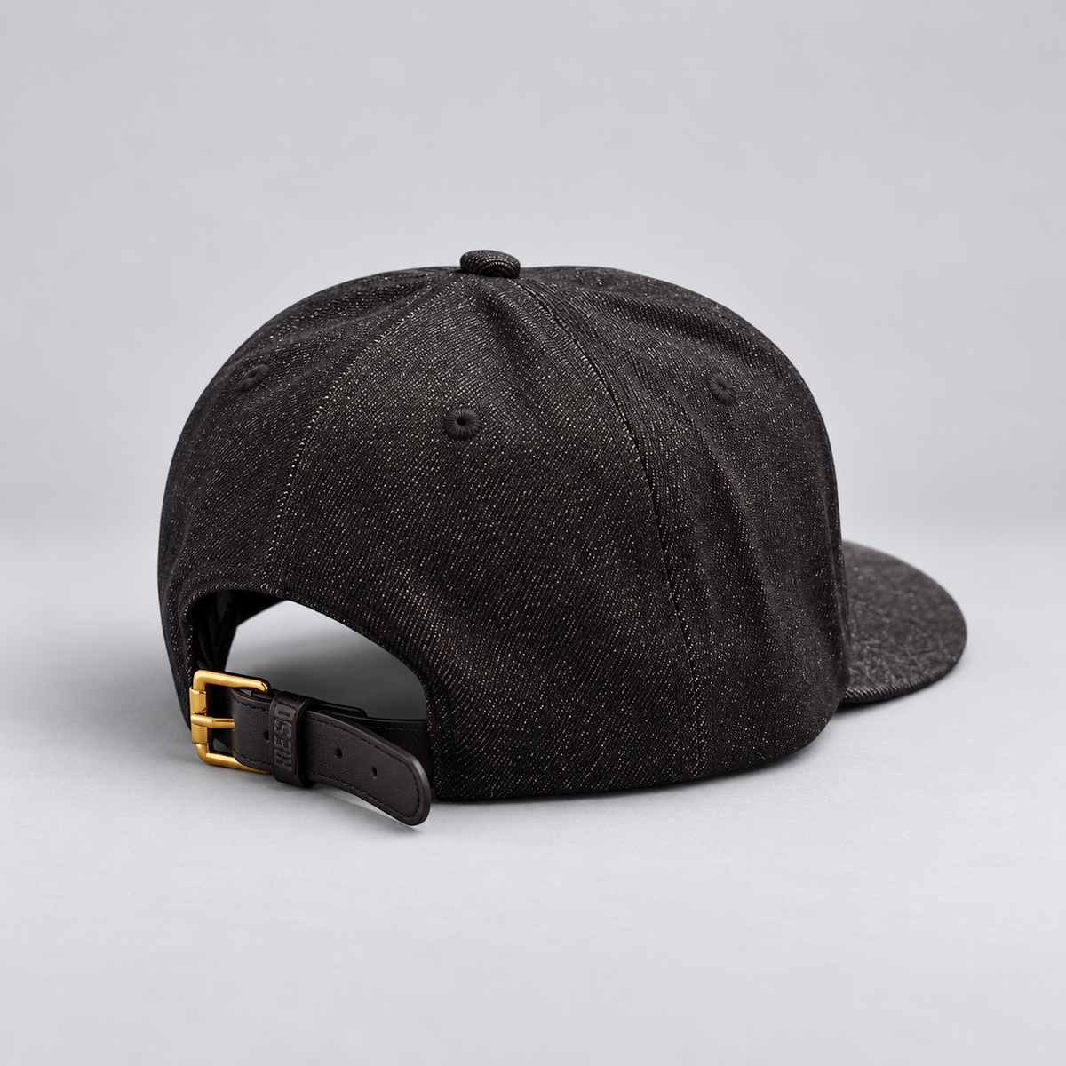 Black Denim Cap