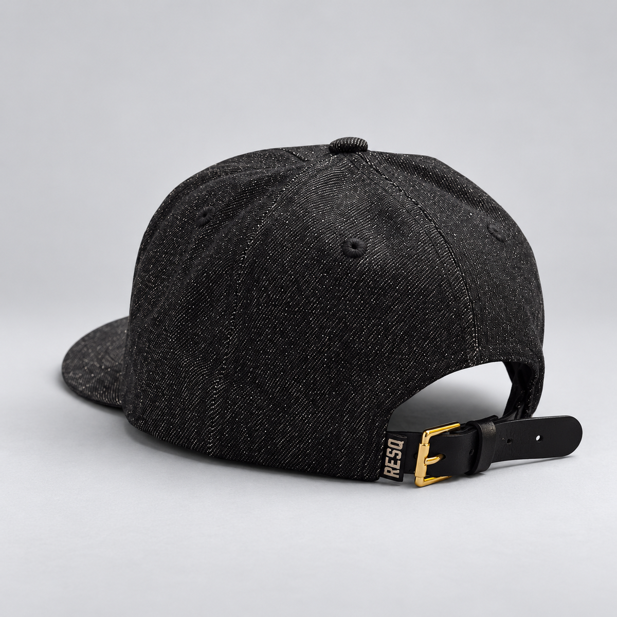 Black Denim Cap