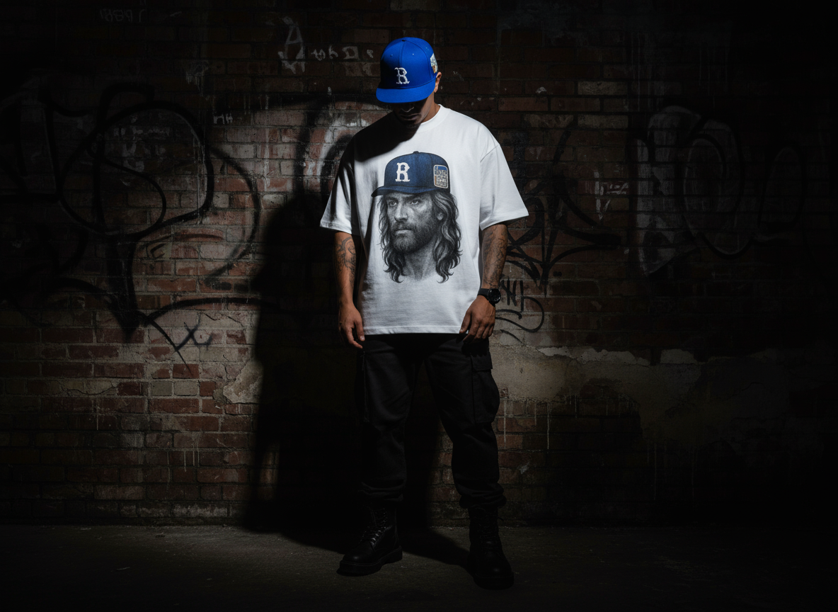 Jesus Tee White (Extra Oversize)