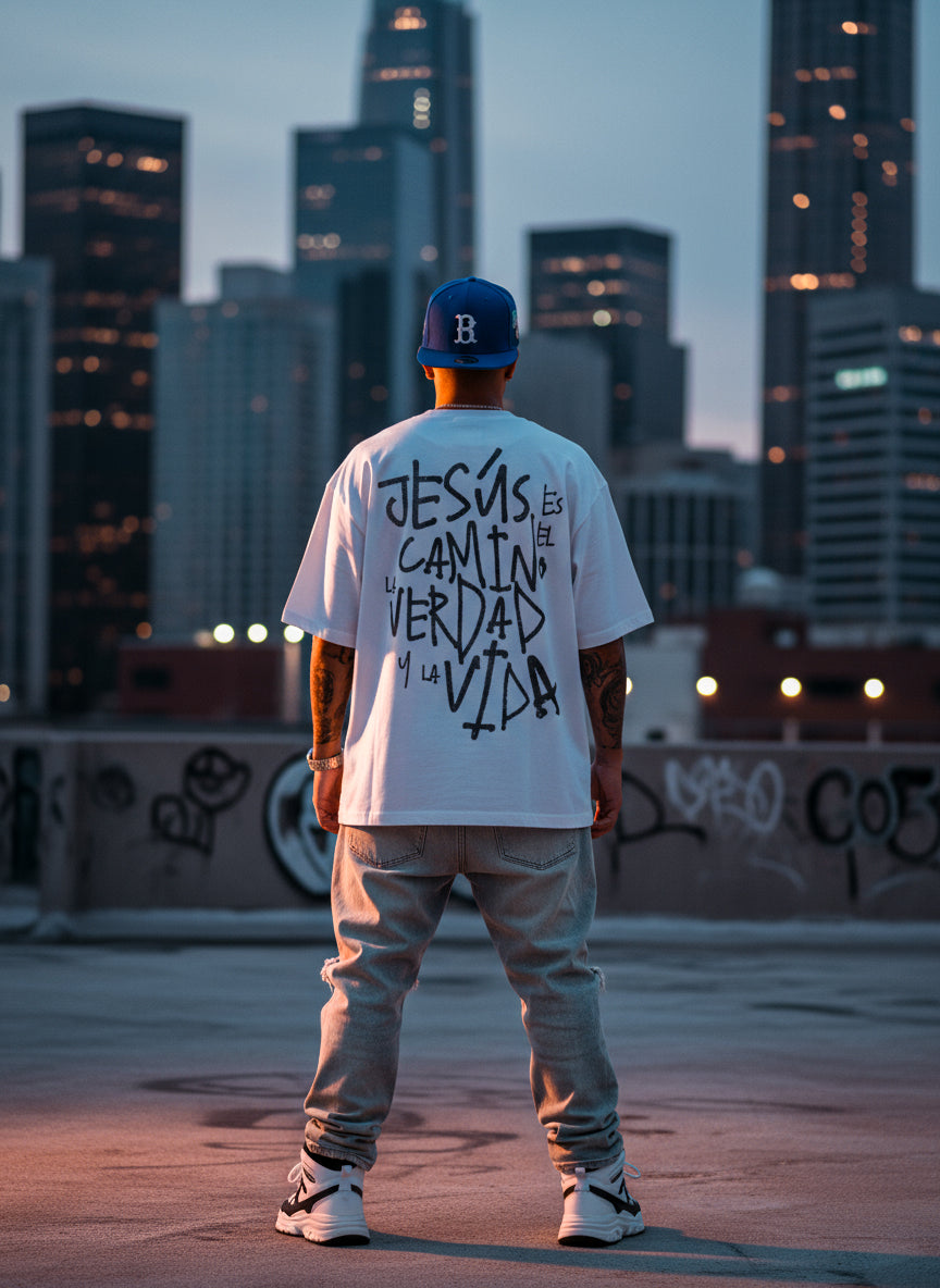 Jesus Tee White (Extra Oversize)