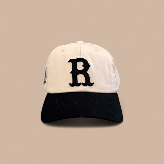 Dad Hat Black & Cream