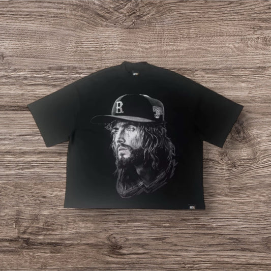 Jesus Tee Black (Extra Oversize)