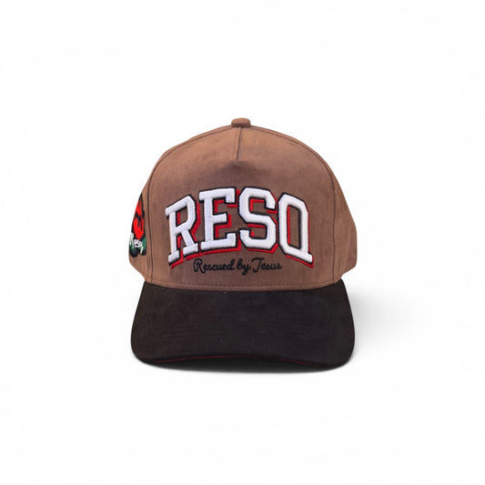 Brown Vintage Cap Suade